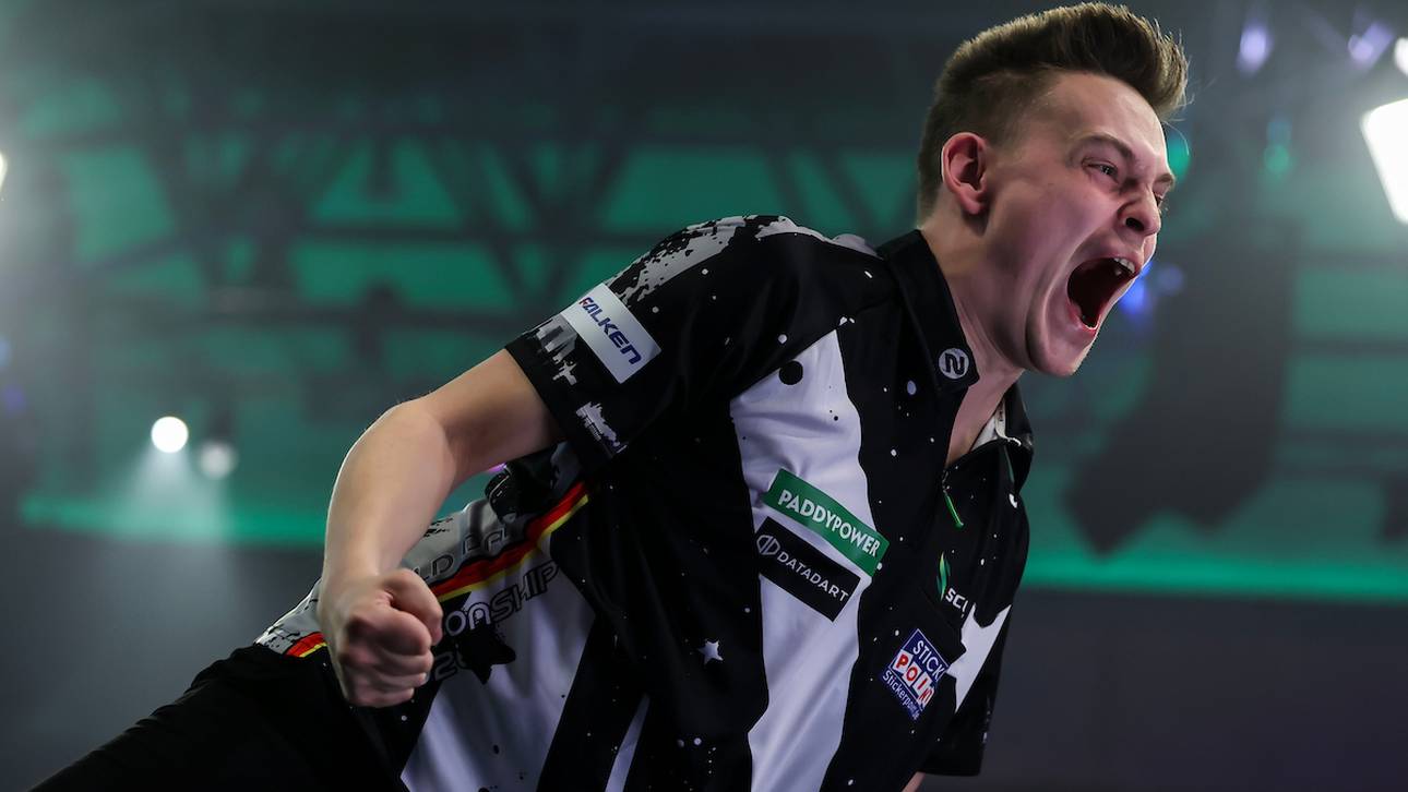 Ricardo Pietreczko hat sich bei der Darts-WM gegen Dave Chisnall durchgesetzt