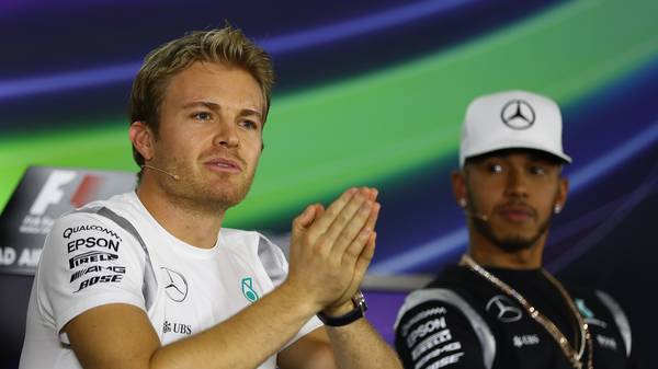 Nico Rosberg (l.) und Lewis Hamilton waren Teamkollegen bei Mercedes