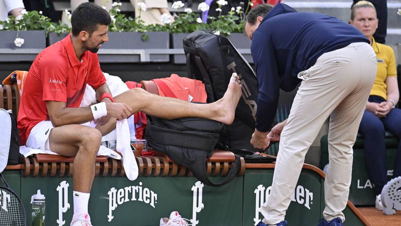 Bange Momente um Djokovic