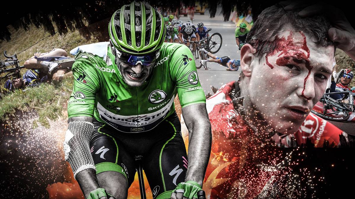 Tour de France schlimmste Stürze Marcel Kittel Johnny Hoogerland