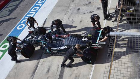 Lewis Hamilton hat beim Qualifying in Imola die Pole Position verpasst