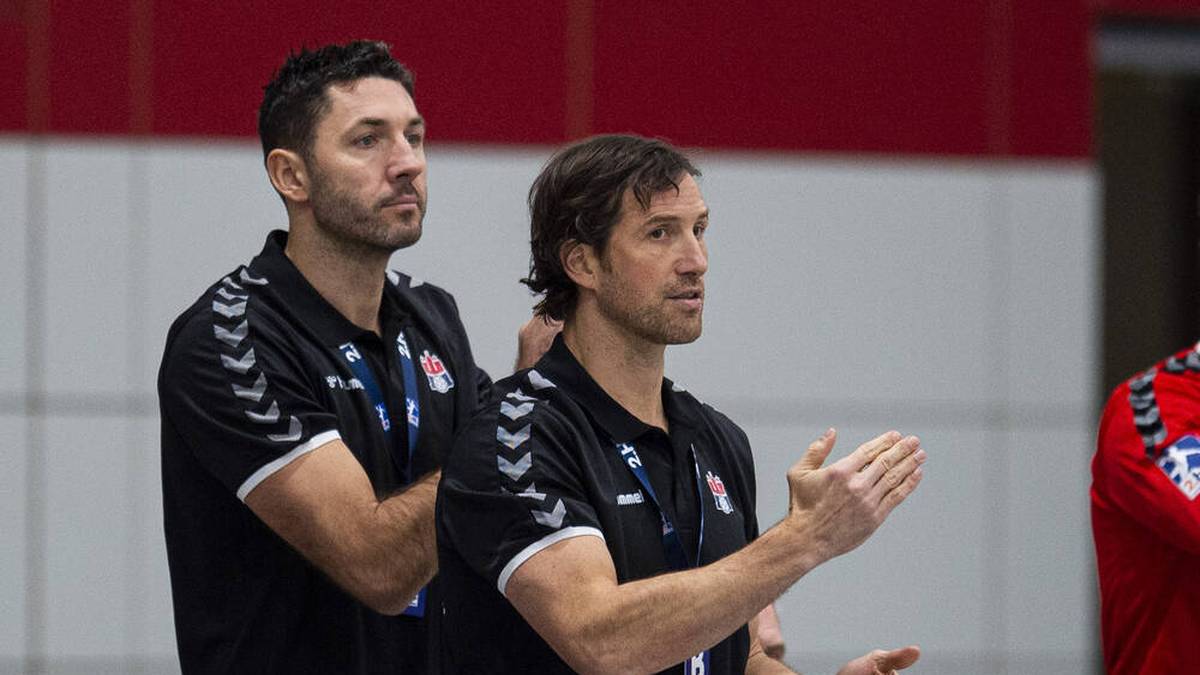 Blazenko Lackovic (l.) und Torsten Jansen bilden das Trainer-Duo des HSVH