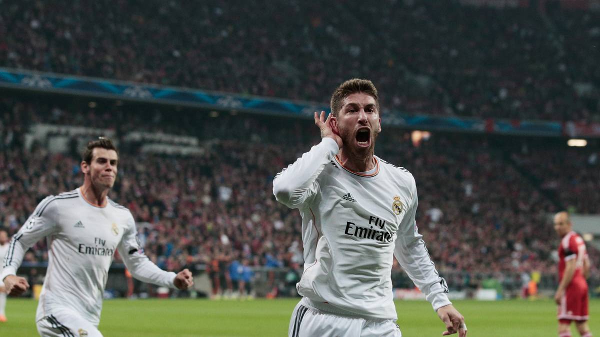 Doch für den FC Bayern kommt es knüppeldick. Mit je zwei Toren beenden Sergio Ramos ... 