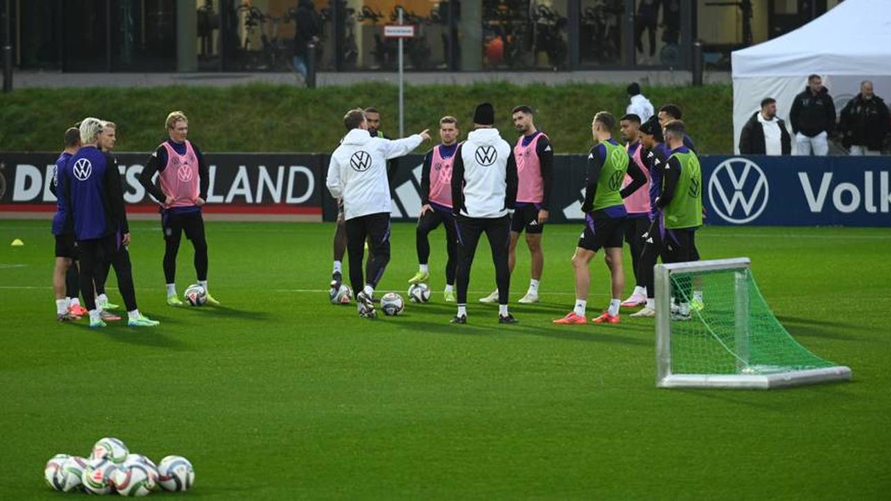 DFB-Training ohne Star-Duo