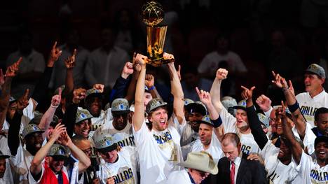 Dirk Nowitzki feierte mit den Dallas Mavericks 2011 den Titelgewinn