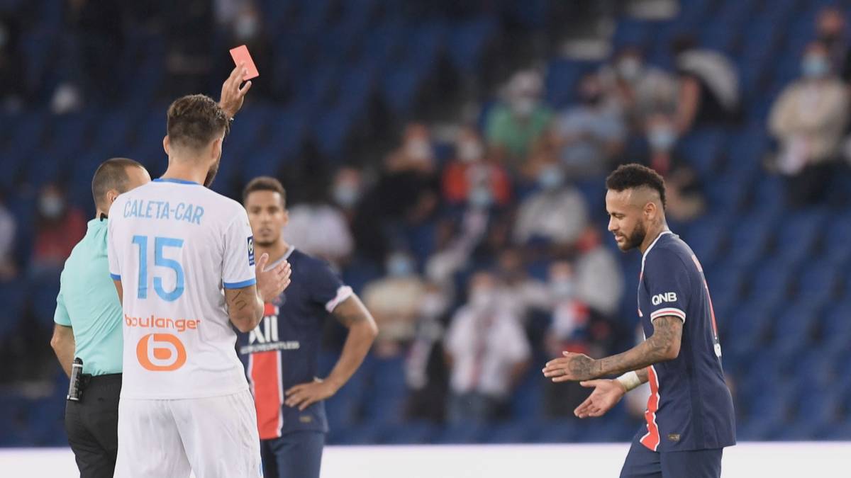 PSG: Neymar droht Mega-Sperre nach roter Karte gegen Marseille