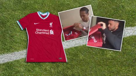 Der FC Liverpool setzt bei seinem neuen Trikot auf türkise und weiße Akzente, die auch im Wappen des Klubs zu finden sind. Erstmals fungiert Nike als Ausrüster.