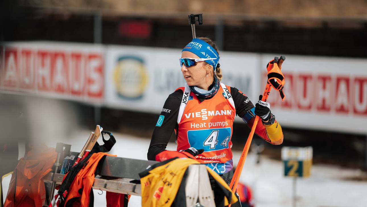 Franziska Preuß klagte im WM-Massenstart über schlechtes Material