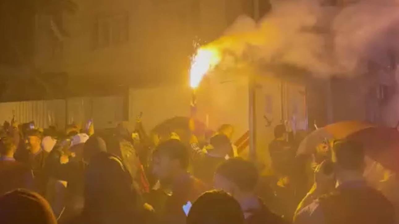 Auf den Finalsieg über Freiburg folgt die große Pyro-Party