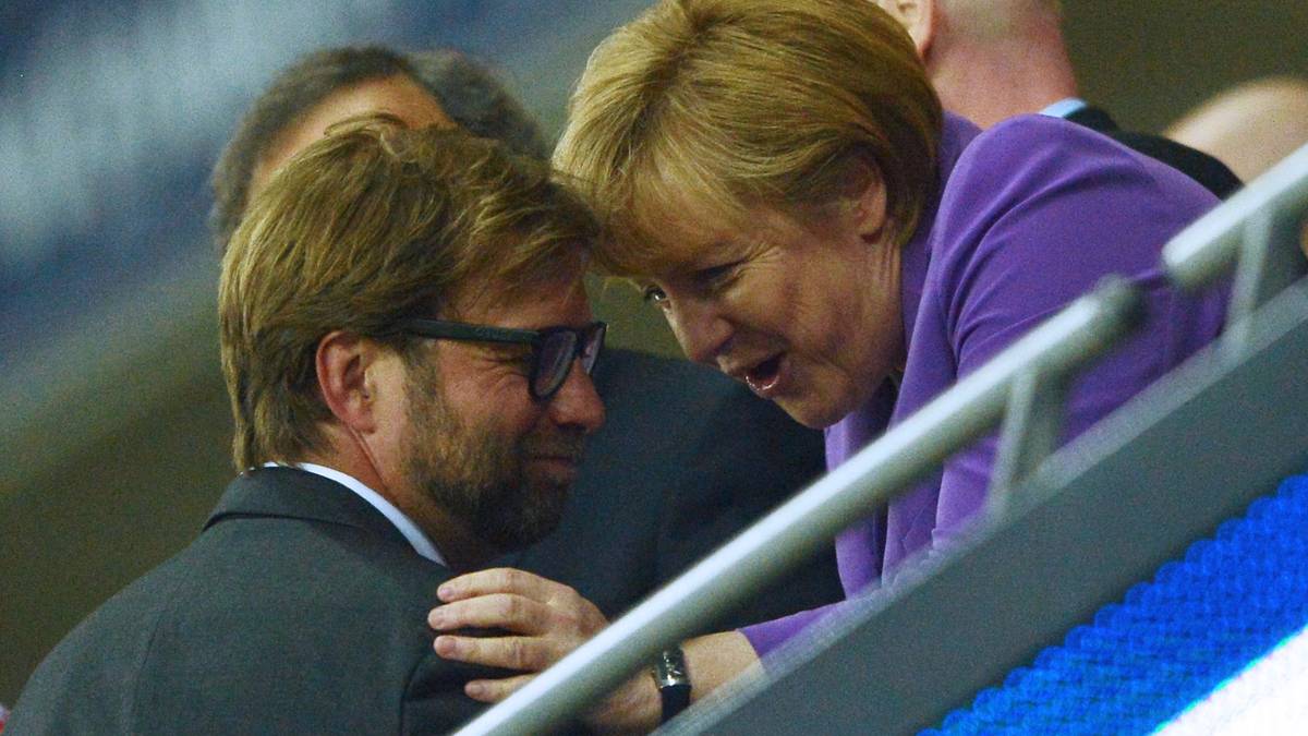 Klopp selbst ist am Boden zerstört. Da hilft auch der Trost von Bundeskanzlerin Angela Merkel nichts