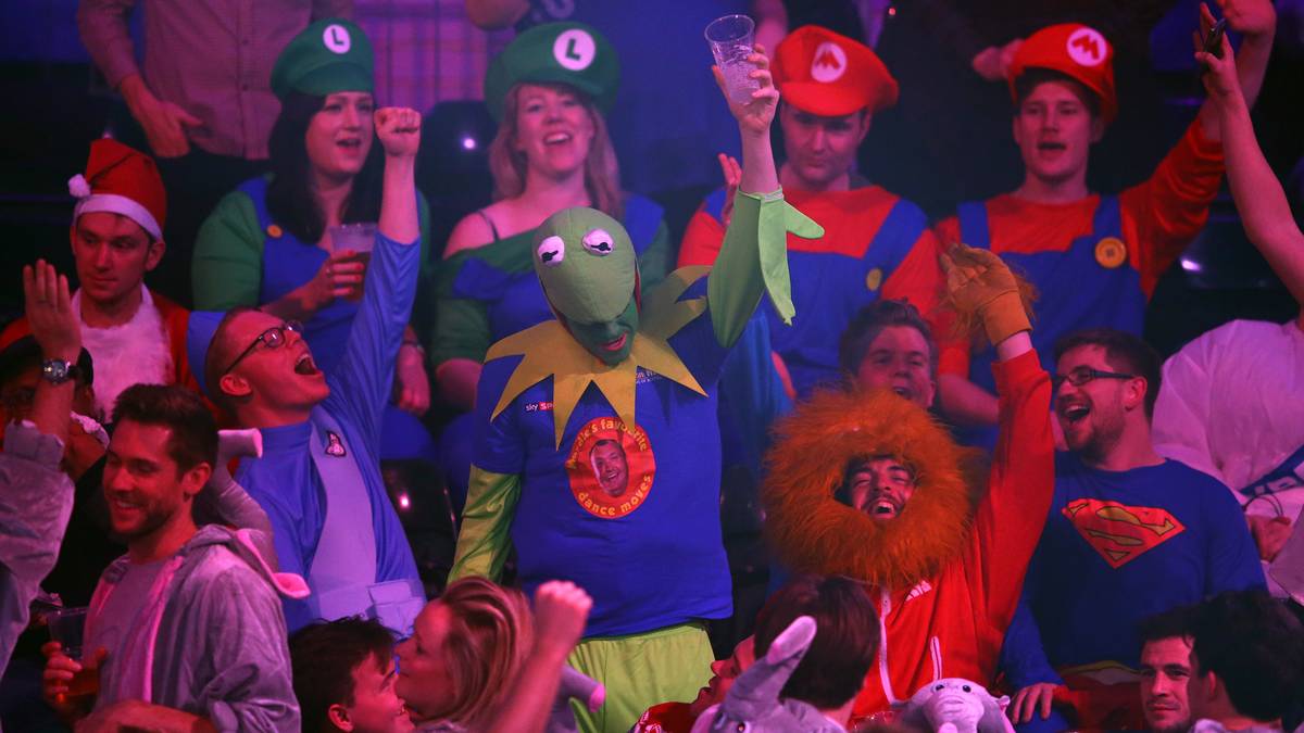 Kinderhelden unter sich. Kermit der Frosh und die Mario Brothers