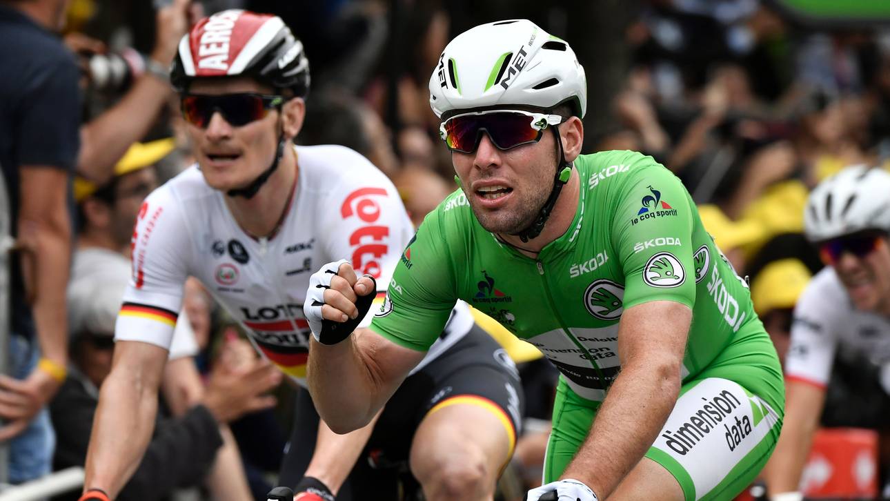 Cavendish siegt knapp vor Greipel