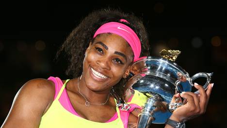 Serena Williams Trophäe Australian Open