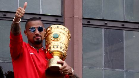 Eintracht Frankfurt Celebrates Winning The DFB Cup