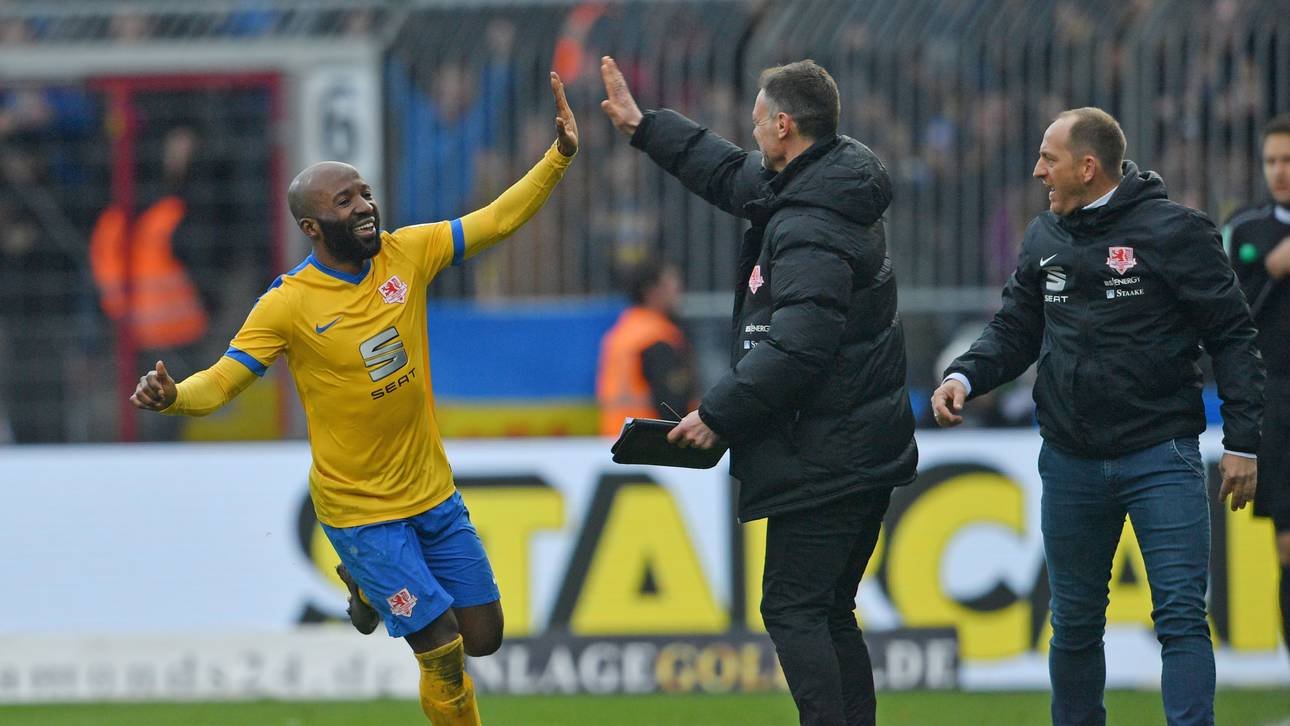 Kumbela ballert Eintracht an die Spitze