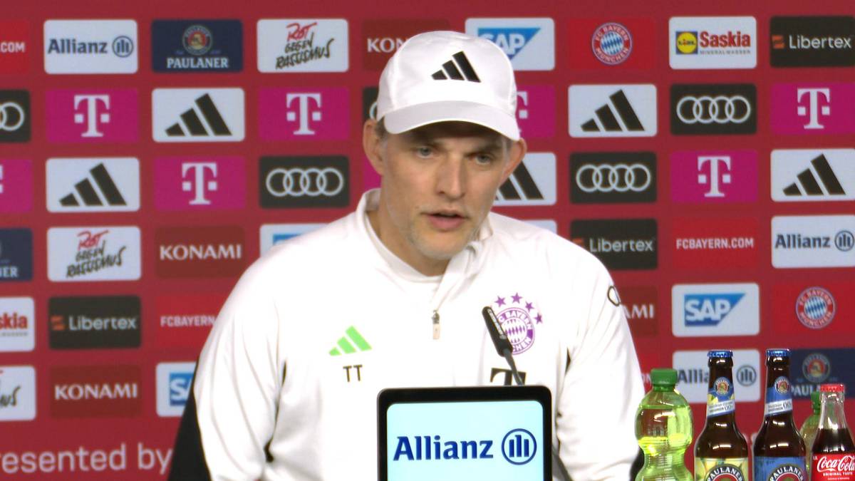 Bayern-Trainer Thomas Tuchel spricht über seine Verletzung am Fuß - und bestätigt, dass er einen Bruch am großen Zeh hat.