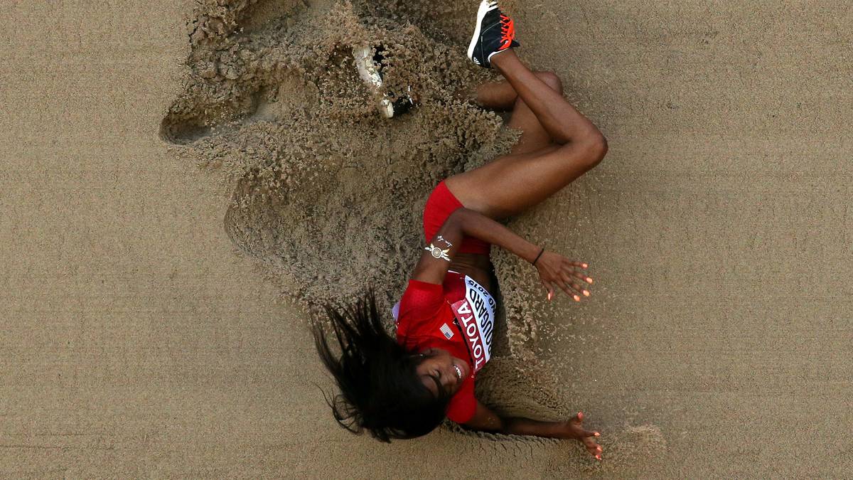 ... wählt die US-Amerikanerin Erica Bourgard die Seitenlage