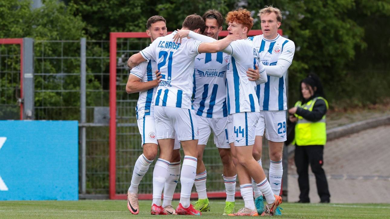 Hansa Rostock darf über drei Punkte jubeln
