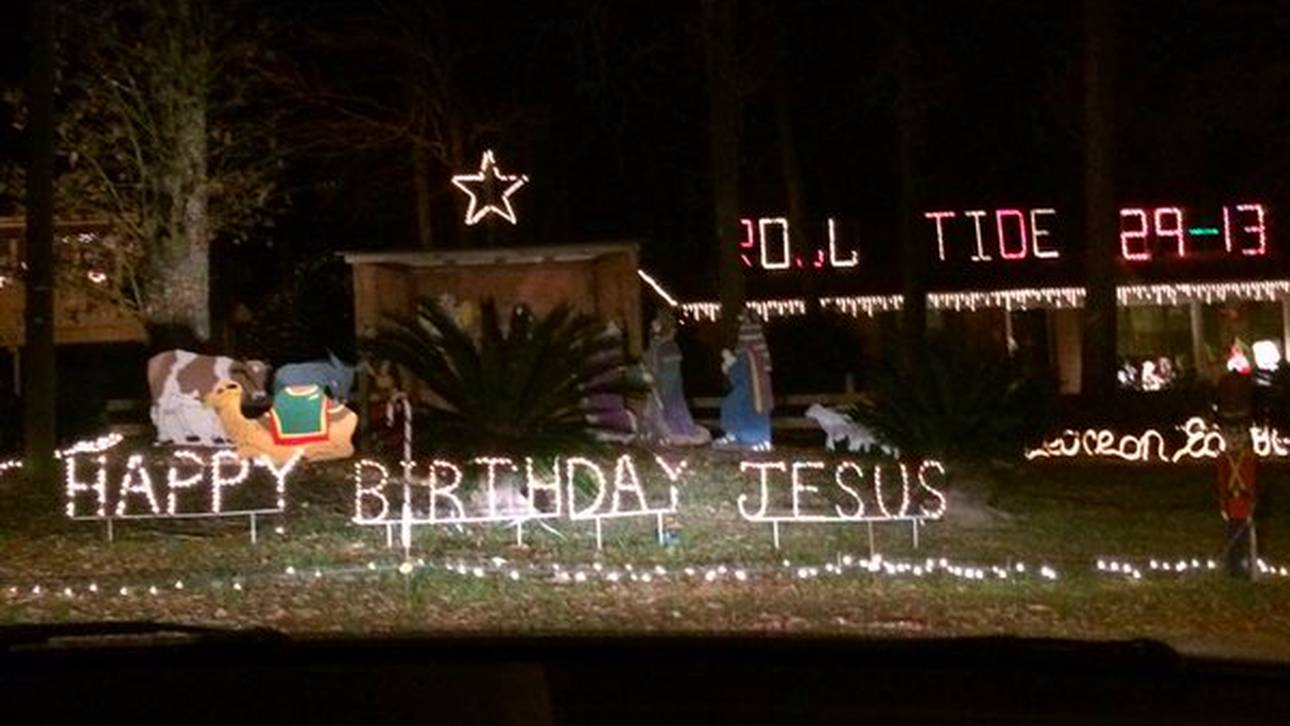 Irrer Weihnachtsgruß aus Alabama