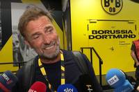 Jürgen Klopp kehrt beim Abschiedsspiel von Jakub Blaszczykowski und Lukasz Piszczek an die Seitenlinie beim BVB zurück. Nach der Partie spricht Klopp 