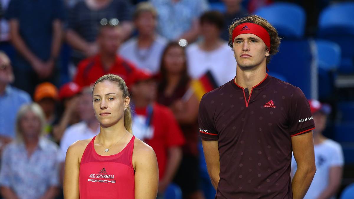 Zu Beginn des Jahres 2018 erreicht Kerber an der Seite von Alexander Zverev das Finale des Hopman Cups. Zwar unterliegt das Duo der Schweiz im Endspiel, Kerber jedoch verliert kein einziges Einzel