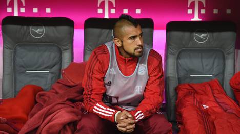 Arturo Vidal drückt bei den Bayern derzeit  nur die Ersatzbank
