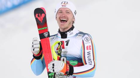 Linus Staßer feierte in Schladming seinen dritten Weltcup-Sieg