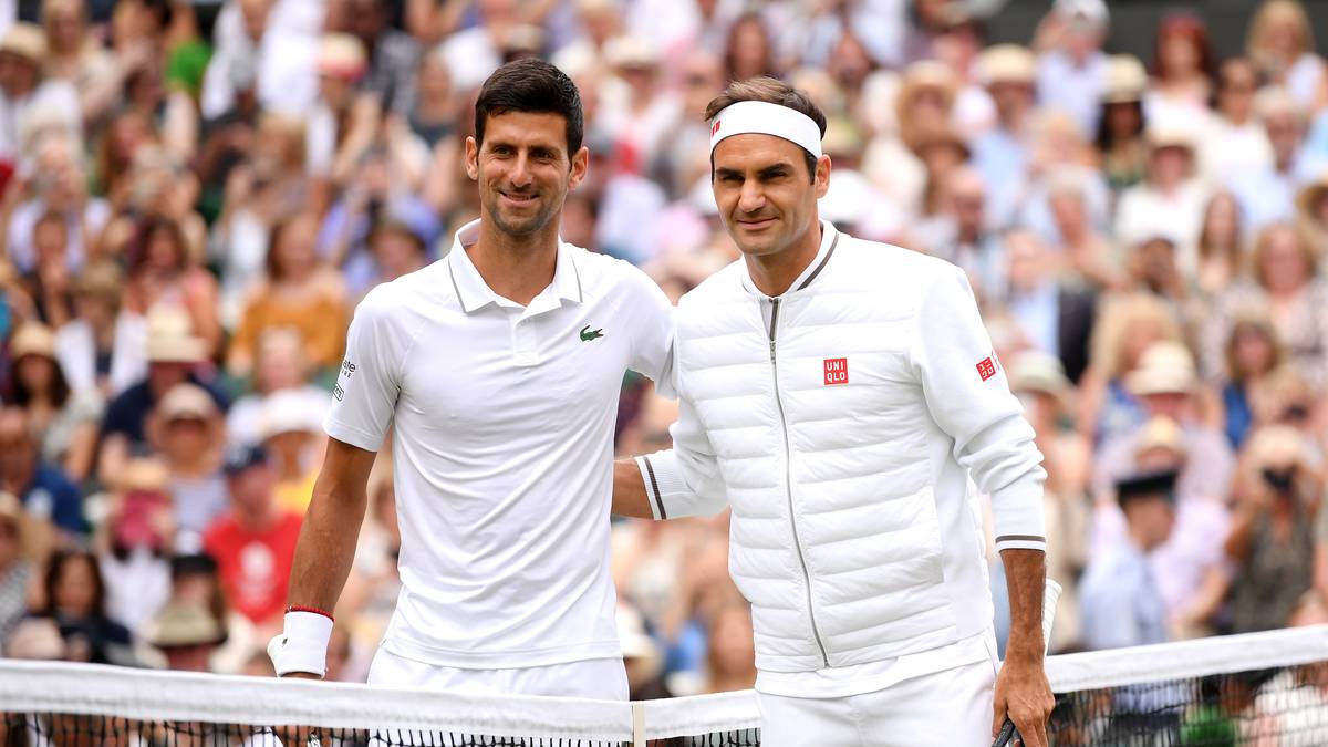 Sie und die vielen anderen Zuschauer werden Zeuge eines epischen Matches zwischen Novak Djokovic und Roger Federer