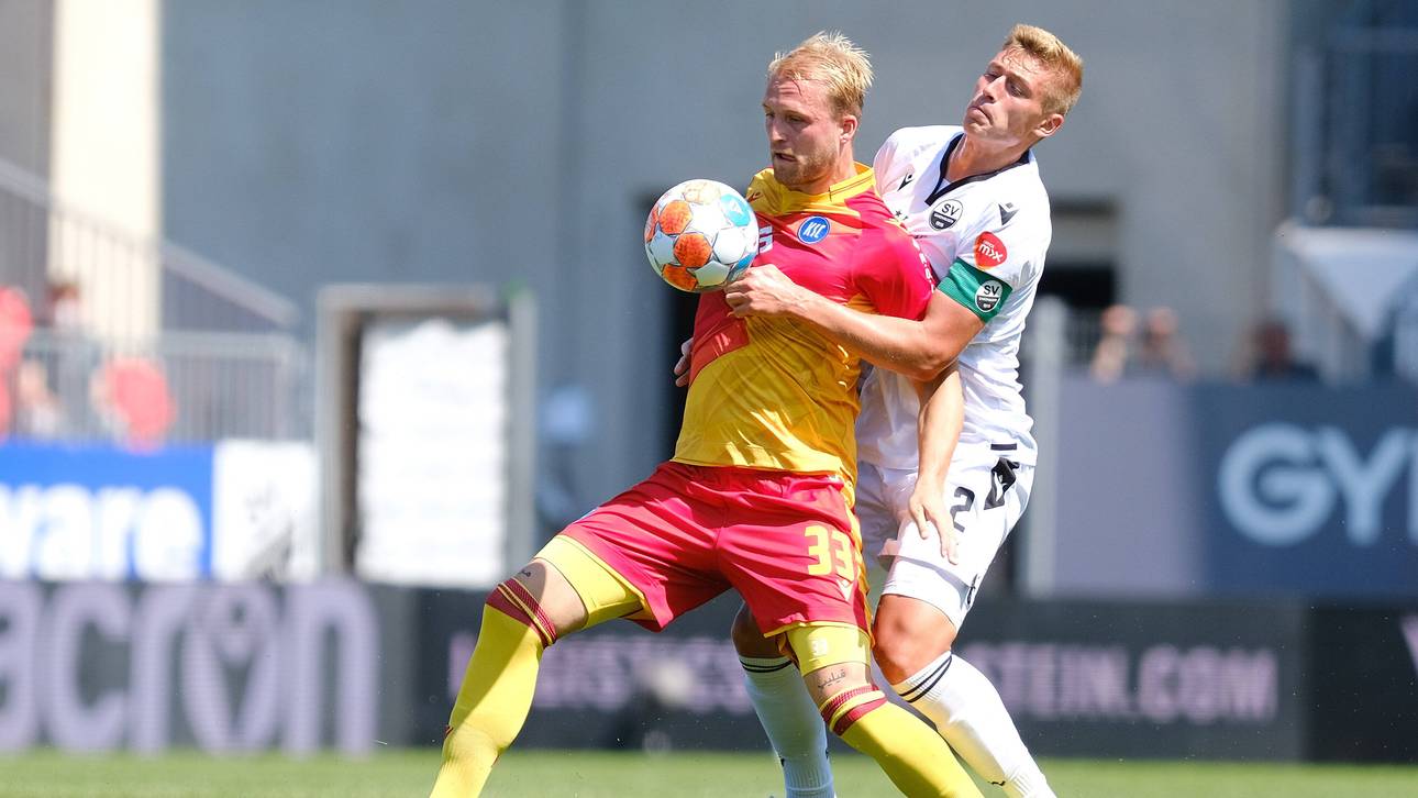 KSC gegen Sandhausen unter Druck
