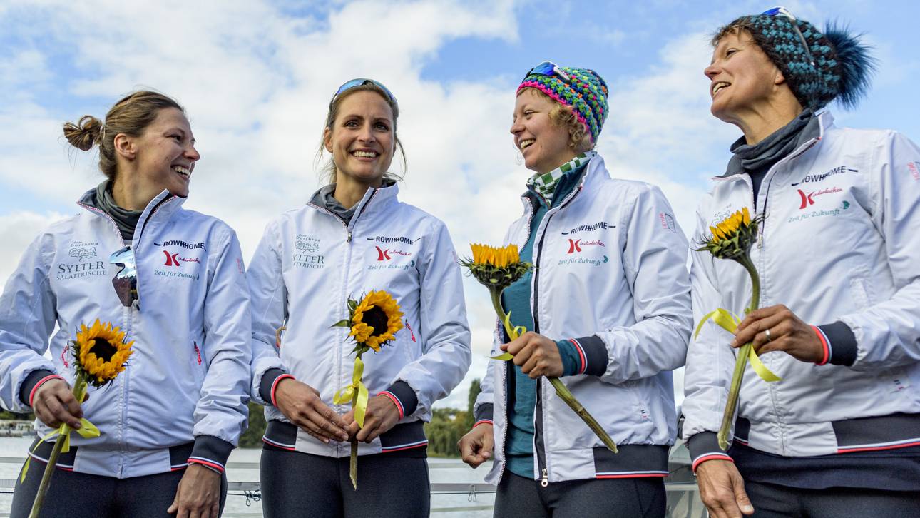 Ruderinnen überqueren Atlantik