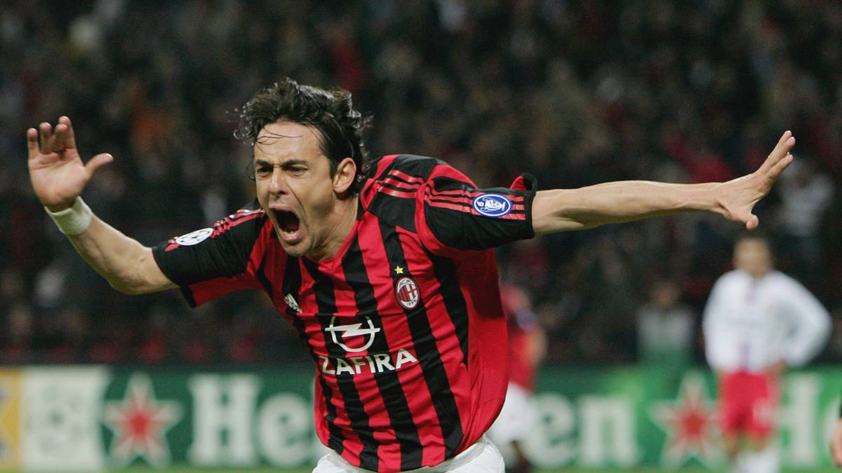 10. FILIPPO INZAGHI: 46 Tore für Juventus Turin und den AC Mailand