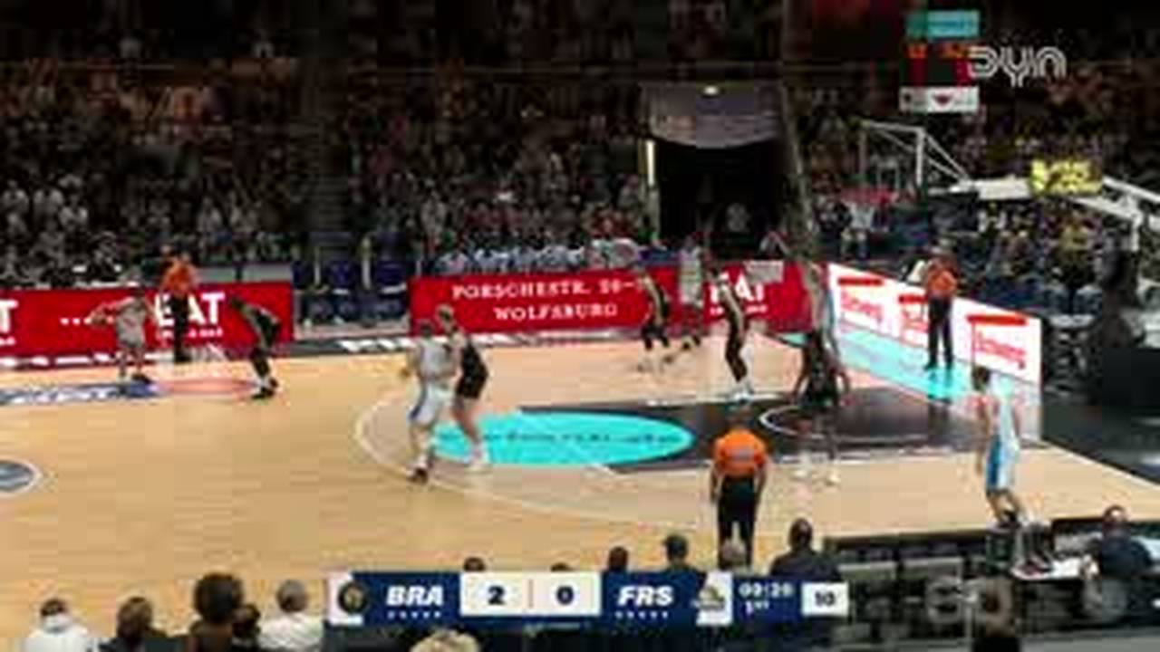 Basketball Löwen Braunschweig - SKYLINERS Frankfurt | BBL-Highlights im Video