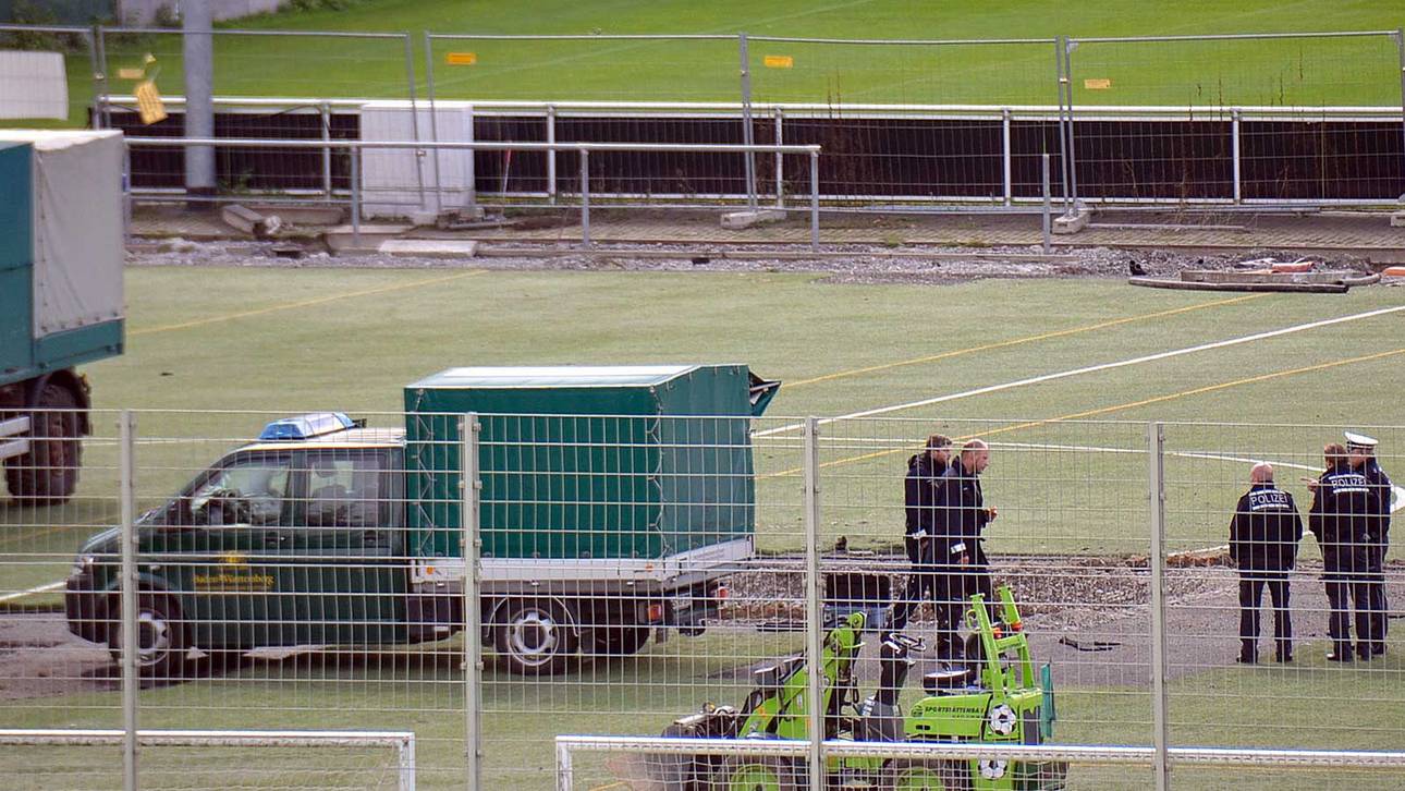 Fliegerbombe auf VfB-Gelände