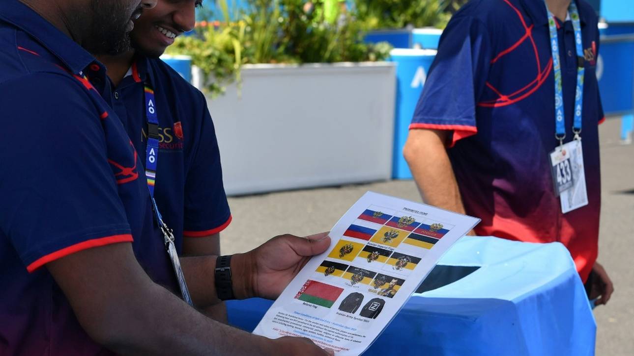 Flaggen-Wirbel bei Australian Open