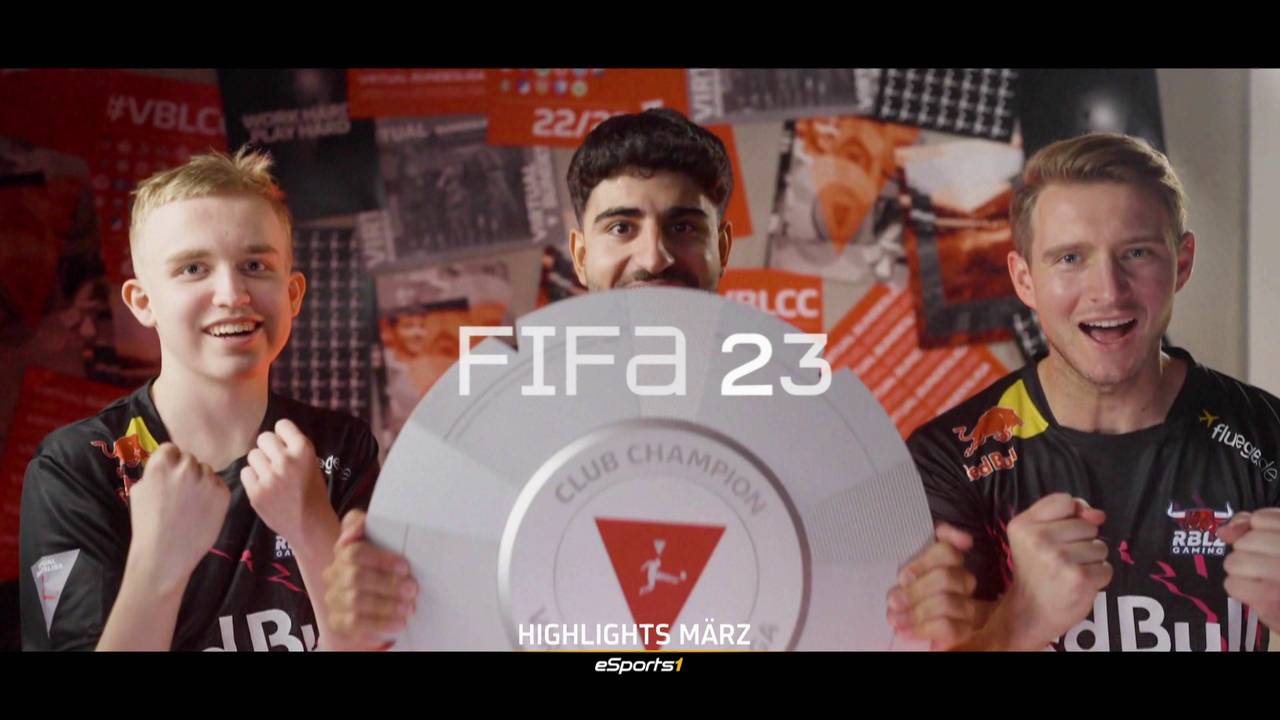 Die Highlights auf eSPORTS1 im März 2023 mit FIFA23 und Counter-Strike