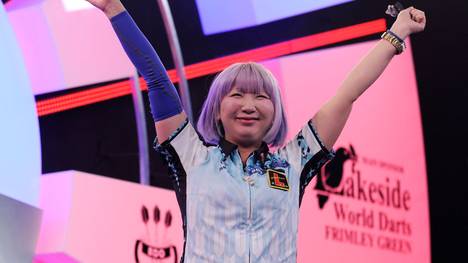 Mikuru Suzuki hat sich das Ticket für die Darts-WM gesichert