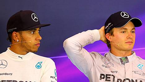 Lewis Hamilton und Nico Rosberg kämpfen um den WM-Titel. ZUM DURCHKLICKEN: Die Bilder des Belgien-GP