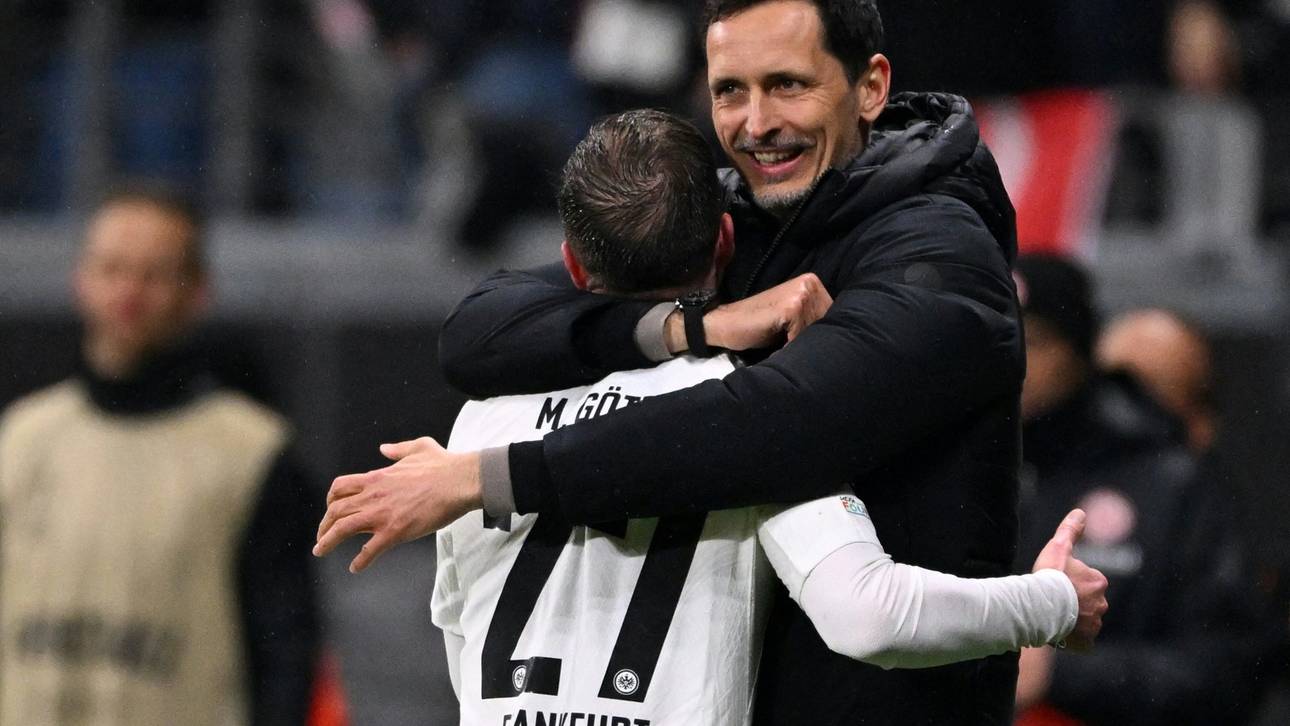 Dino Toppmöller und Mario Götze