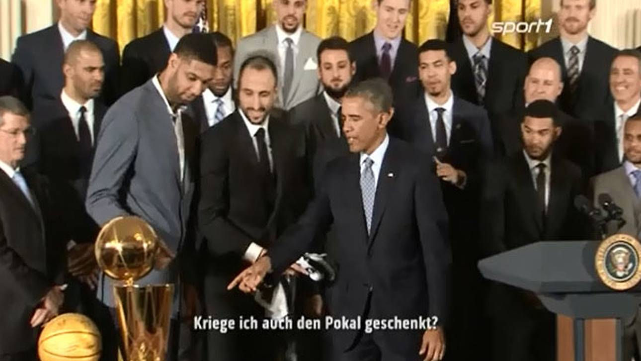 Obama ehrt Meister San Antonio