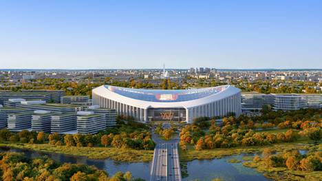 In der Hauptstadt der USA soll ein neues Football-Stadion entstehen. Die überdachte Arena soll Platz für mehr als 70.000 Zuschauer bieten - und Teil eines Freizeitareals werden. 