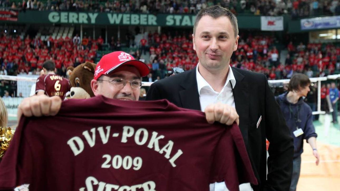 Mihai Paduretu (r.) nach dem Pokalsieg 2009 