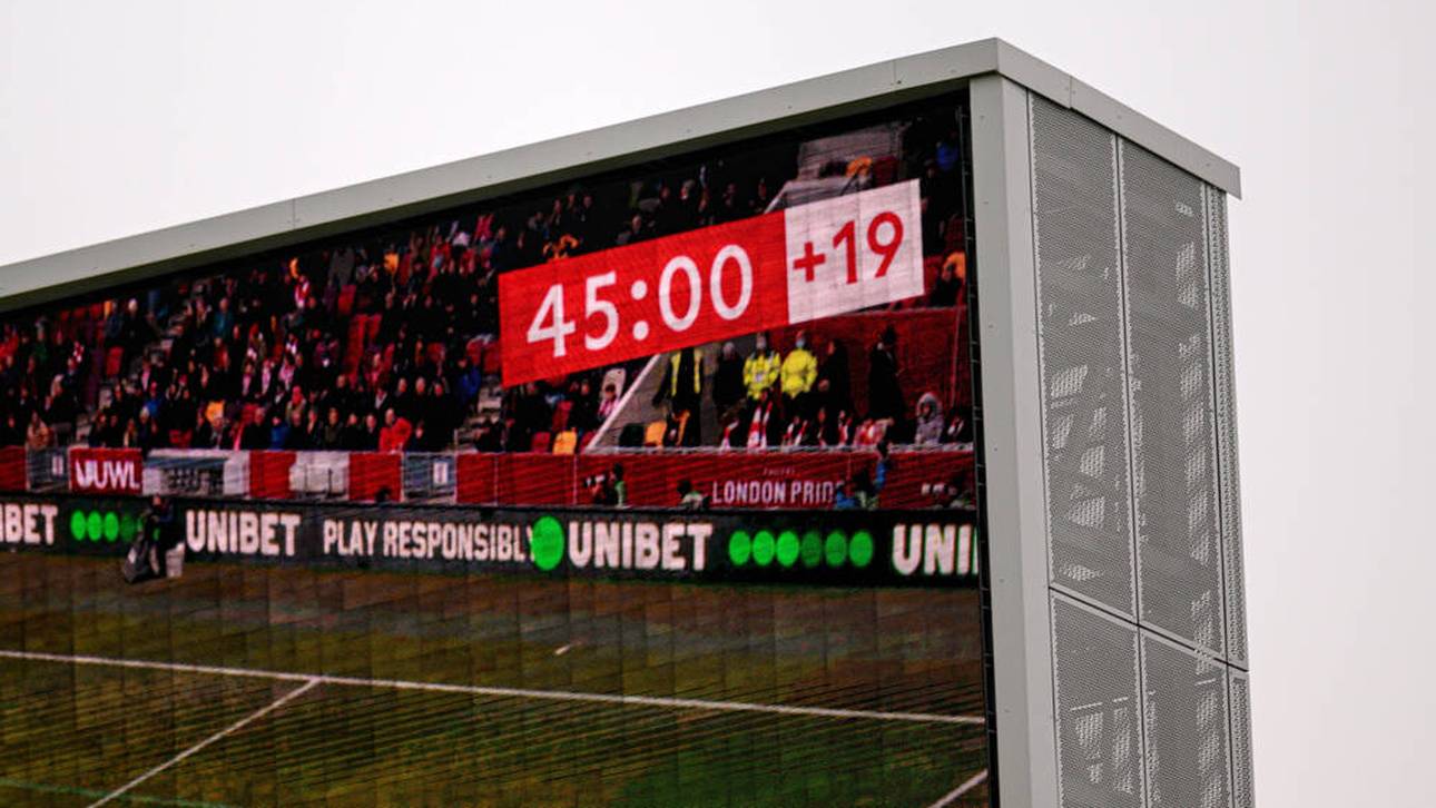 Spielunterbrechung nach Drohnen-Alarm