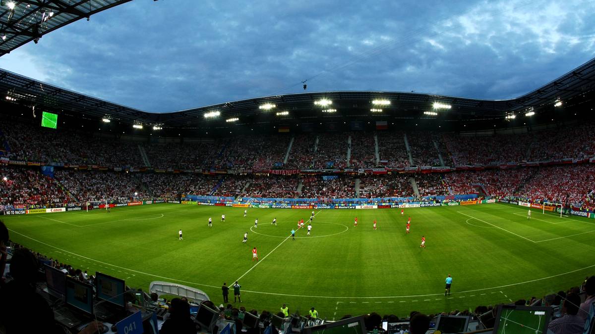 Das Wörthersee Stadion in Klagenfurt bei der EM 2008