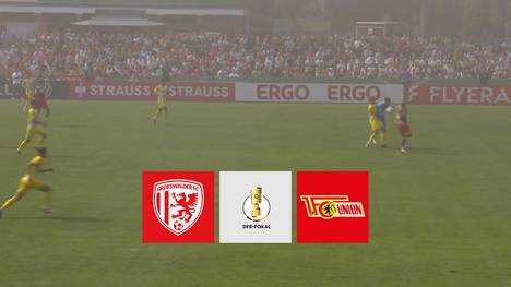 Der 1. FC Union Berlin müht sich gegen den Greifswalder FC zum Auswärtserfolg und steht damit in der zweiten Pokalrunde.