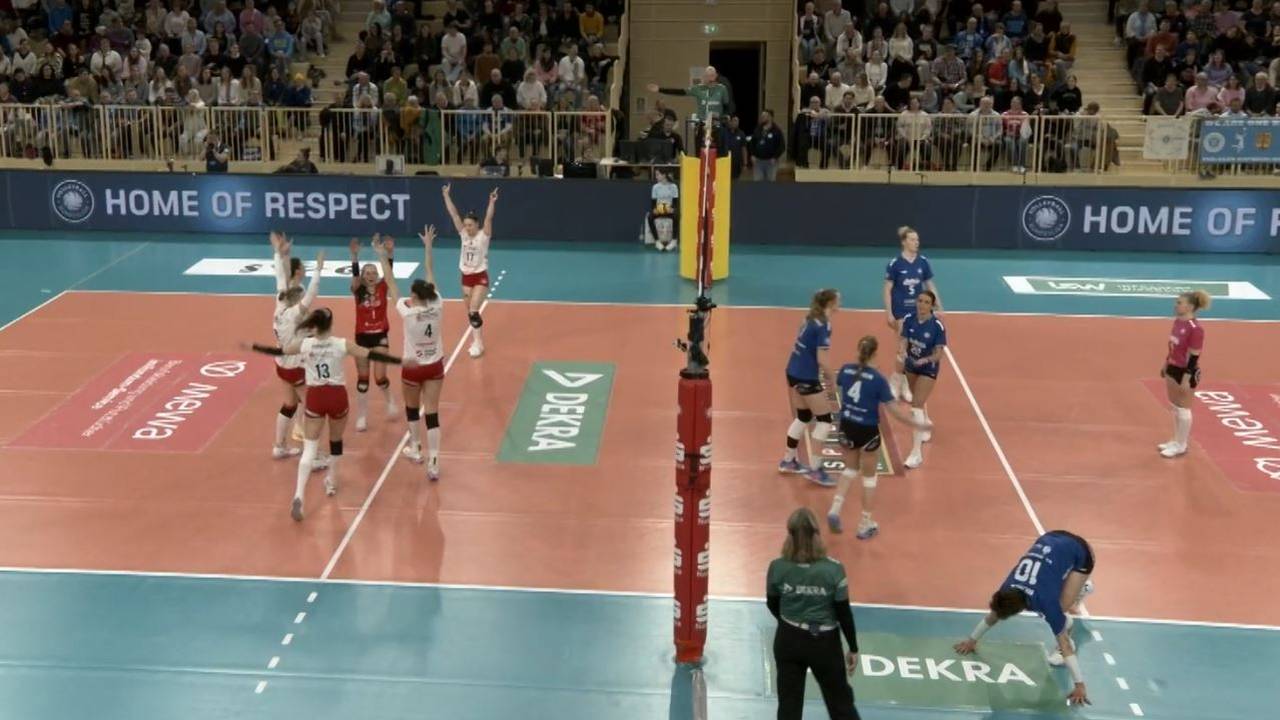 VBL: Dresdner SC gewinnt kurioses Duell beim VC Wiesbaden