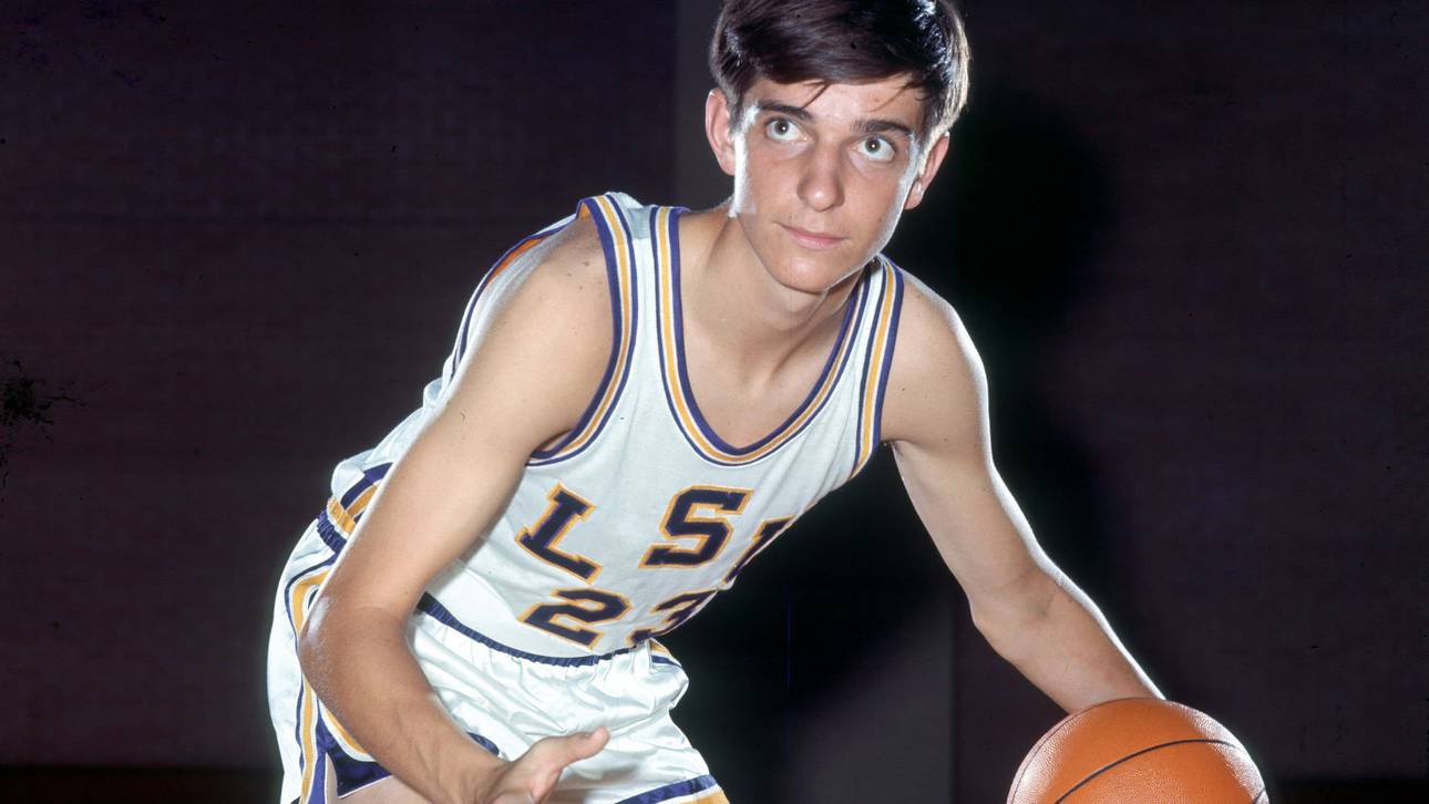Pete Maravich als junger College-Spieler an der LSU