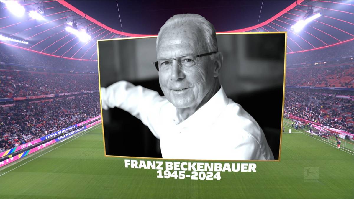 Bundesliga trauert! So rührend war der Abschied von Beckenbauer
