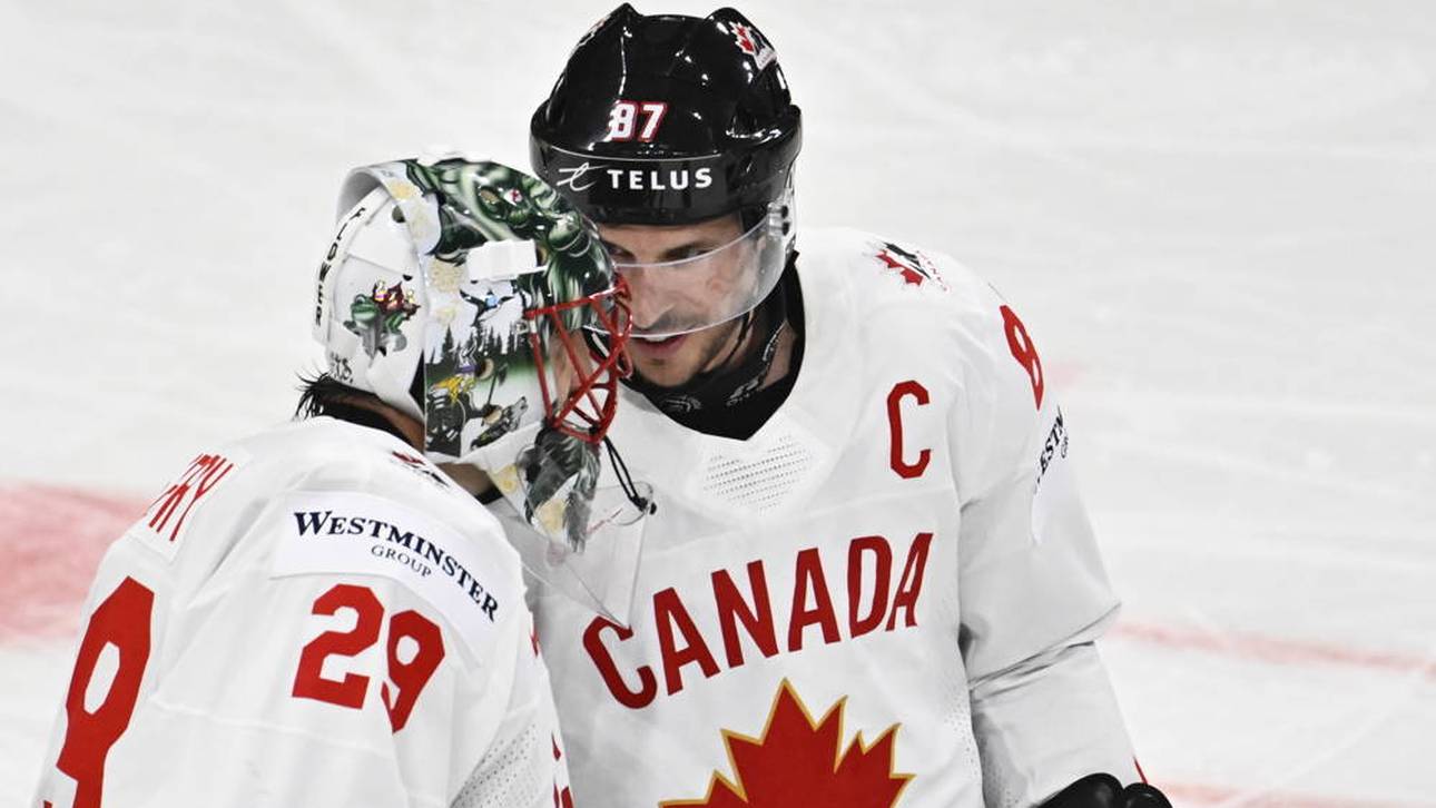 Marc-André Fleury (l.) und Sidney Crosby spielen bei der WM ein letztes Mal zusammen 