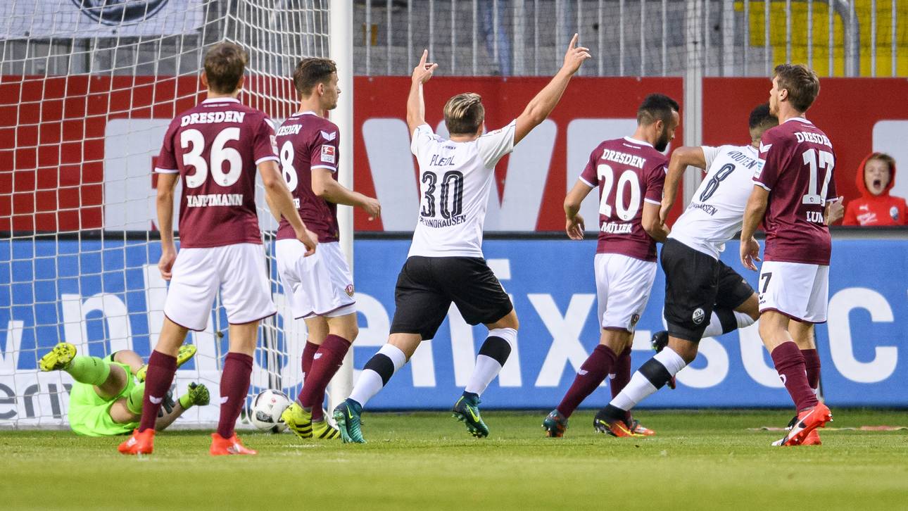 Sandhausen überrumpelt Dynamo