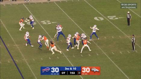 Die Denver Broncos und die Buffalo Bills liefern sich in der Divisional Round der NFL-Playoffs einen spektakulären Schlagabtausch. Das Spektakel gipfelt in einem Overtime-Thriller.